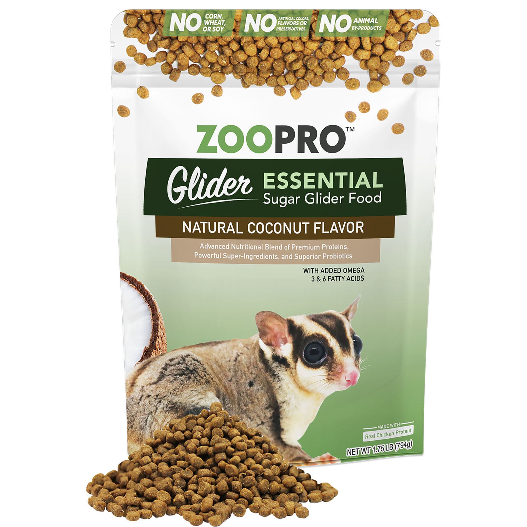 Exotic Nutrition ZooPro Glider Essential Sugar Glider Food, 1.75 oz.