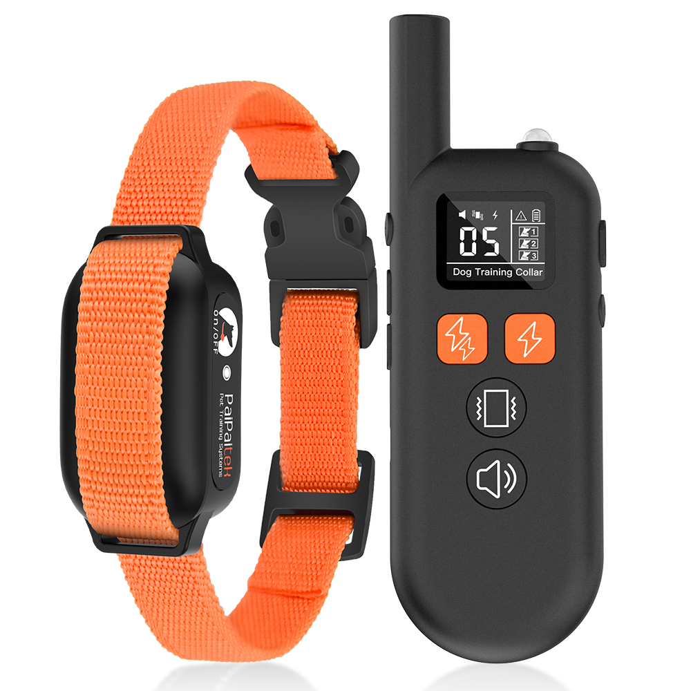 2024 New Pet Products Adjustable Dog Collar Electric Rechargeable Shock Private Label Dog Training Collar With Remote