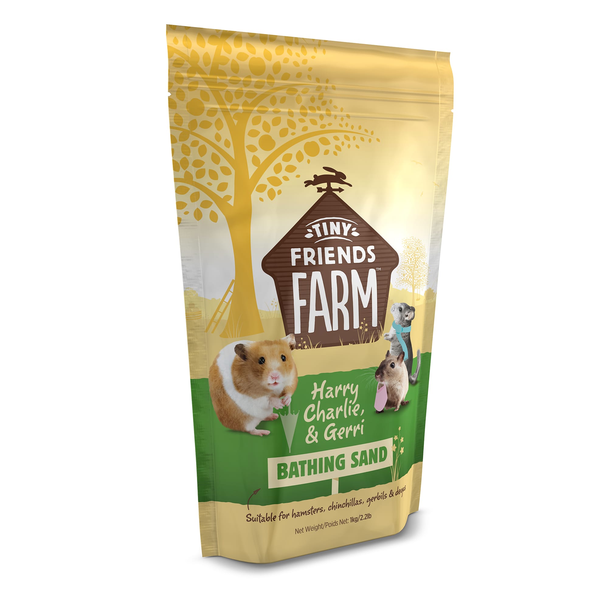 Tiny Friends Farm Small Animal Bathing Sand, 2.2 lbs.