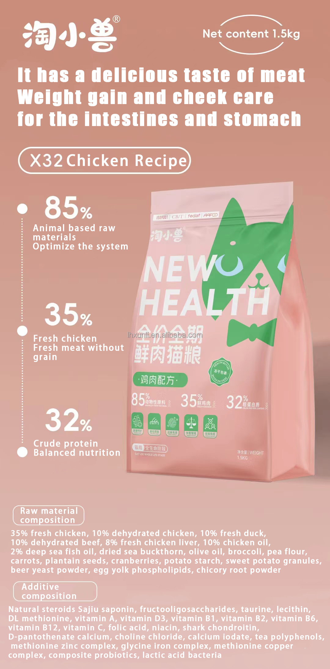 Dry food for cats