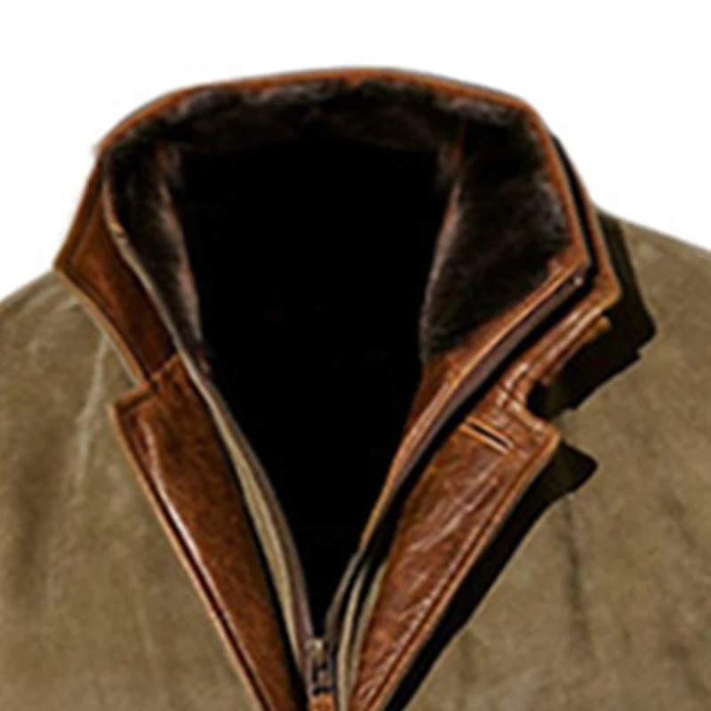 Vintage Michigan Jacket Solid Color Single Breasted Stand Up Collar Casual Fashion Loose Comfortable Work Outdoor 241112