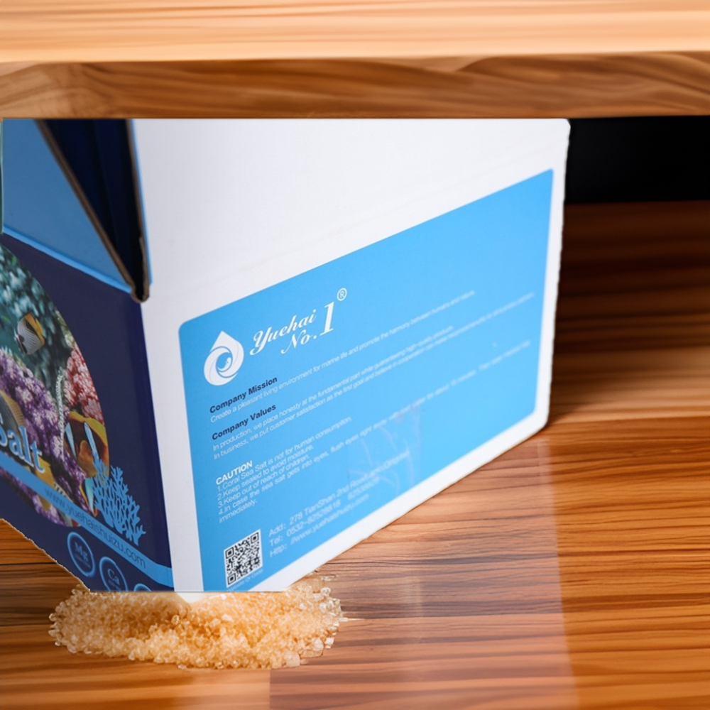 2023 New 20kg OEM Reef Sea Salt Eco-Friendly Glass Salt for Aquariums and Fish Tanks Stocked for Fish Species