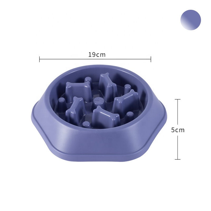 2023 New Product Solid Slow Feeder Dog Bowls Anti-Slip Pet Feeder for Small Cats and Birds