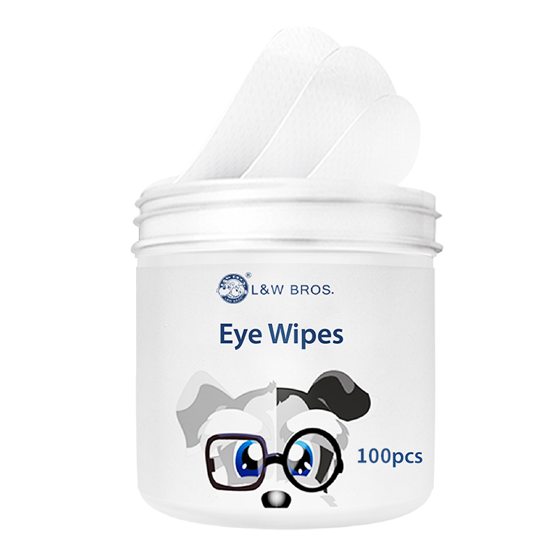 Wholesale Factories 100pcs Wipes Wet Pet Eye Dog Cat Tear Stain Remover Cleaning Pet Cleaner Wipes