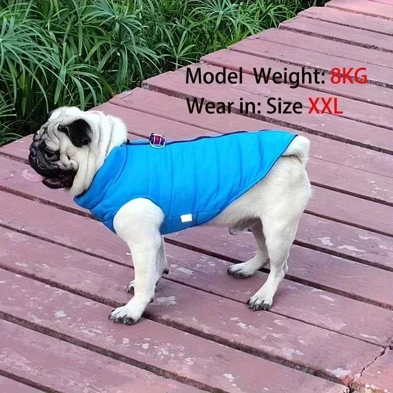 Winter Warm Pet Clothes For Small Dogs Windproof Pet Dog Coat Jacket Padded Clothing for Yorkie Chihuahua Puppy Cat Outfit VestXJ241125