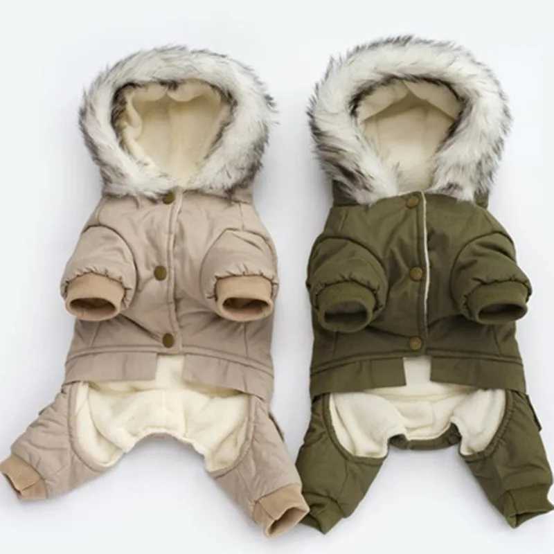 Russia Winter Pet Dog Clothes Coat Warm Outerwear Thicken Dog Clothing Jacket Pet Cat Products Clothes For Dogs Puppy JumpsuitXJ241125
