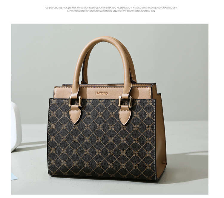 LEMON KOKO New Printed Mom's Handbag Commuter Crossbody High End Fashion Women's Bag
