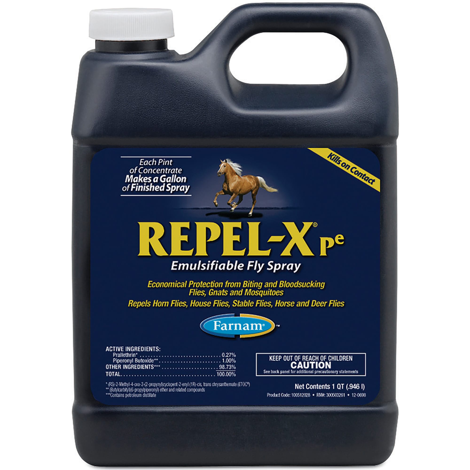 Farnam Repel-X Pe Emulsafiable Fly Spray for Horses, 32 fl. oz.