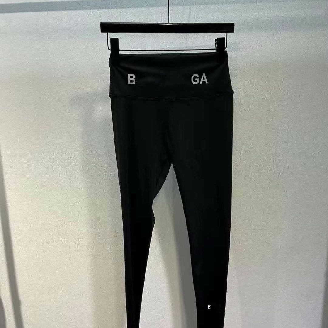 Women new logo letter print tunic designer leggings sports yoga tights SML