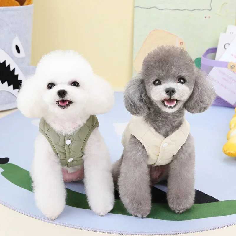 Winter Dog Clothes Outdoor Cold Proof Warm Dog Jacket with Fleece Cotton Lining Chihuahua French Bulldog Puppy Clothing CoatXJ241125