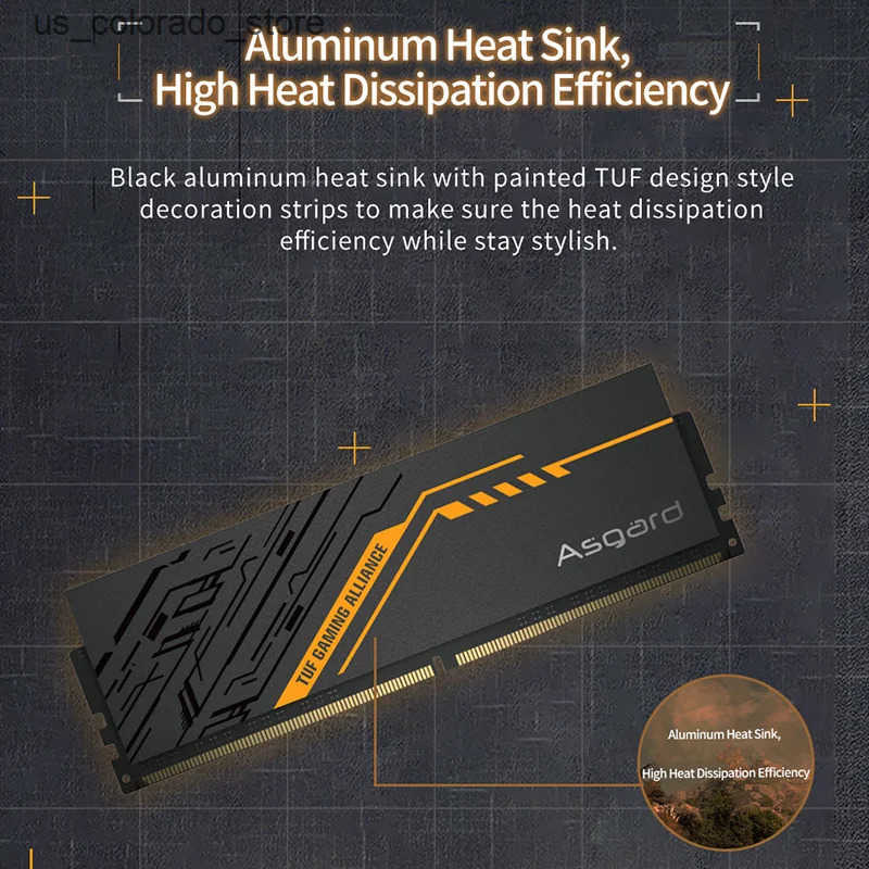 RAMs Asgard TUF Co- DDR4 RAM PC memorias ram ddr4 8GB 8GBx2 16X2 3200MHz RAM Desktop 1.35V L240910