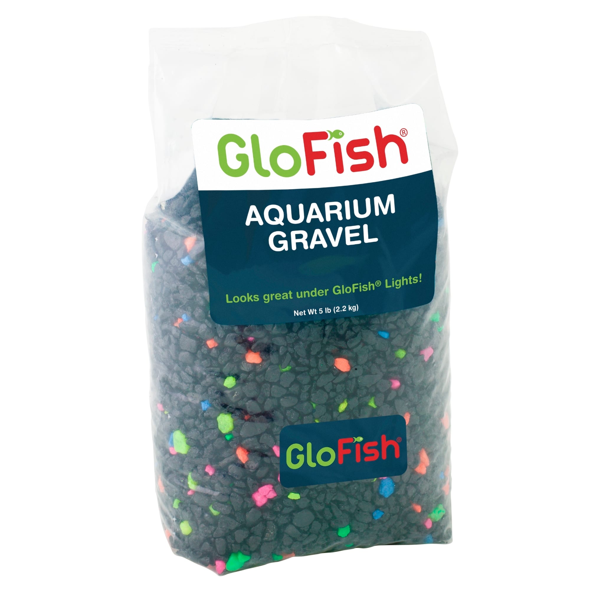 GloFish Black Multi-Color Lagoon Aquarium Gravel, 5 lbs.