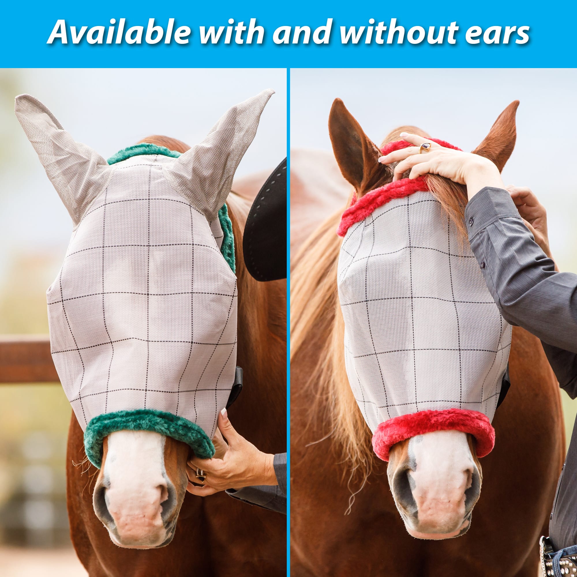 Farnam SuperMask II Classic Horse Fly Mask, with Ears, Small