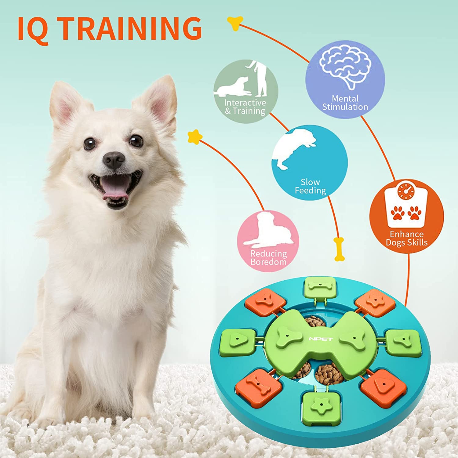 Top Seller 2022 Dog Puzzle Toy Slow Feeder,Dog Training Dog Toys Interactive Cat Toys