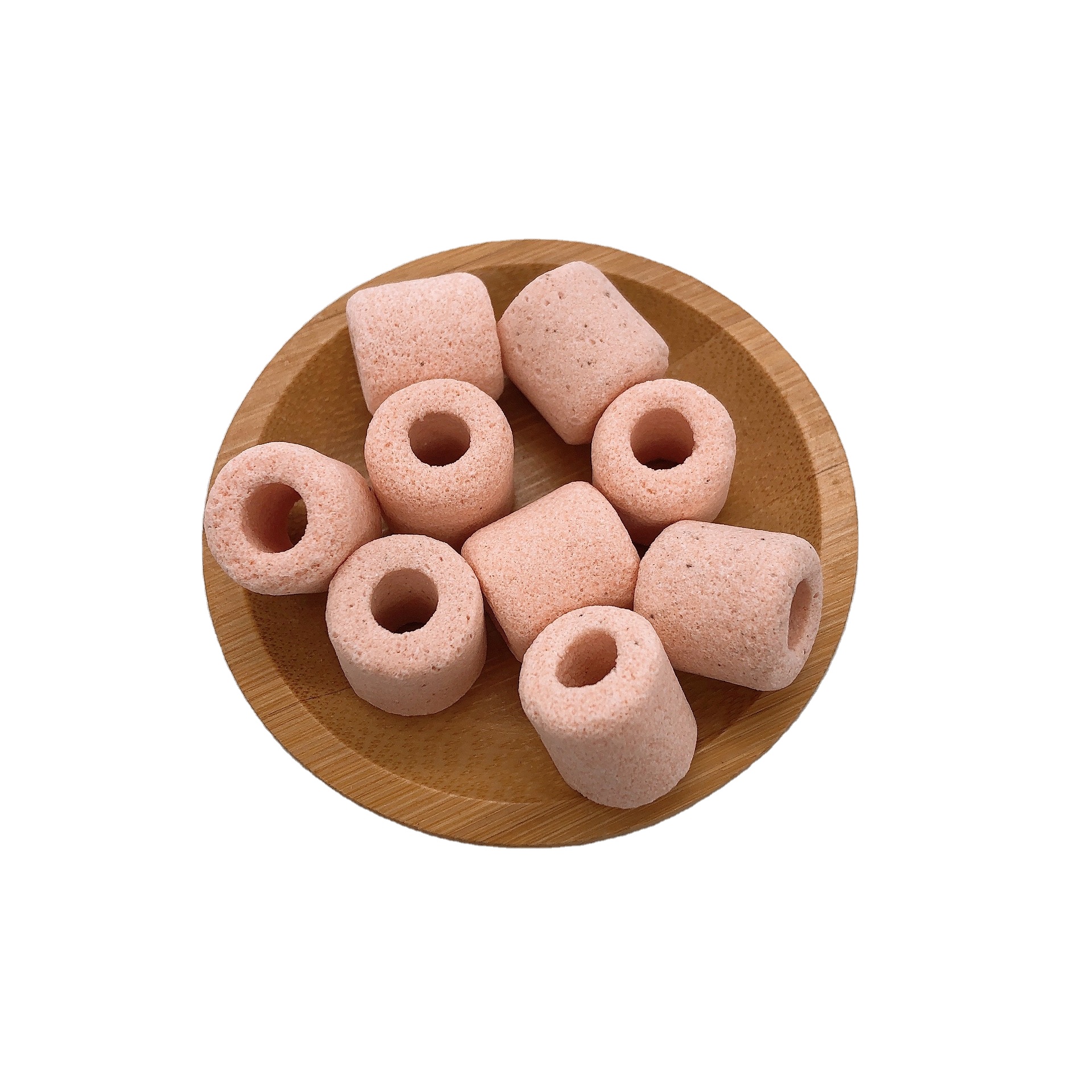 Aquarium Filter Media bio Ring Dish Ceramic Pink Aquarium Ceramic Ring for fish tank