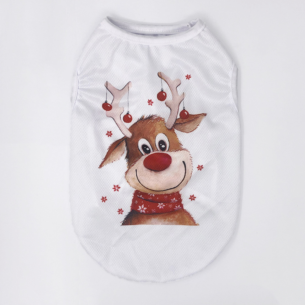 Wholesale Pet Costume Clothes Designer Vest Small Dogs and Cats For Christmas season and Fall