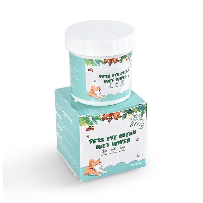 Pet Grooming Cleaning Supplies Soft Non-Woven Gentle Tear Stain Cat Dog Wipes Pet Eye Wet Wipes