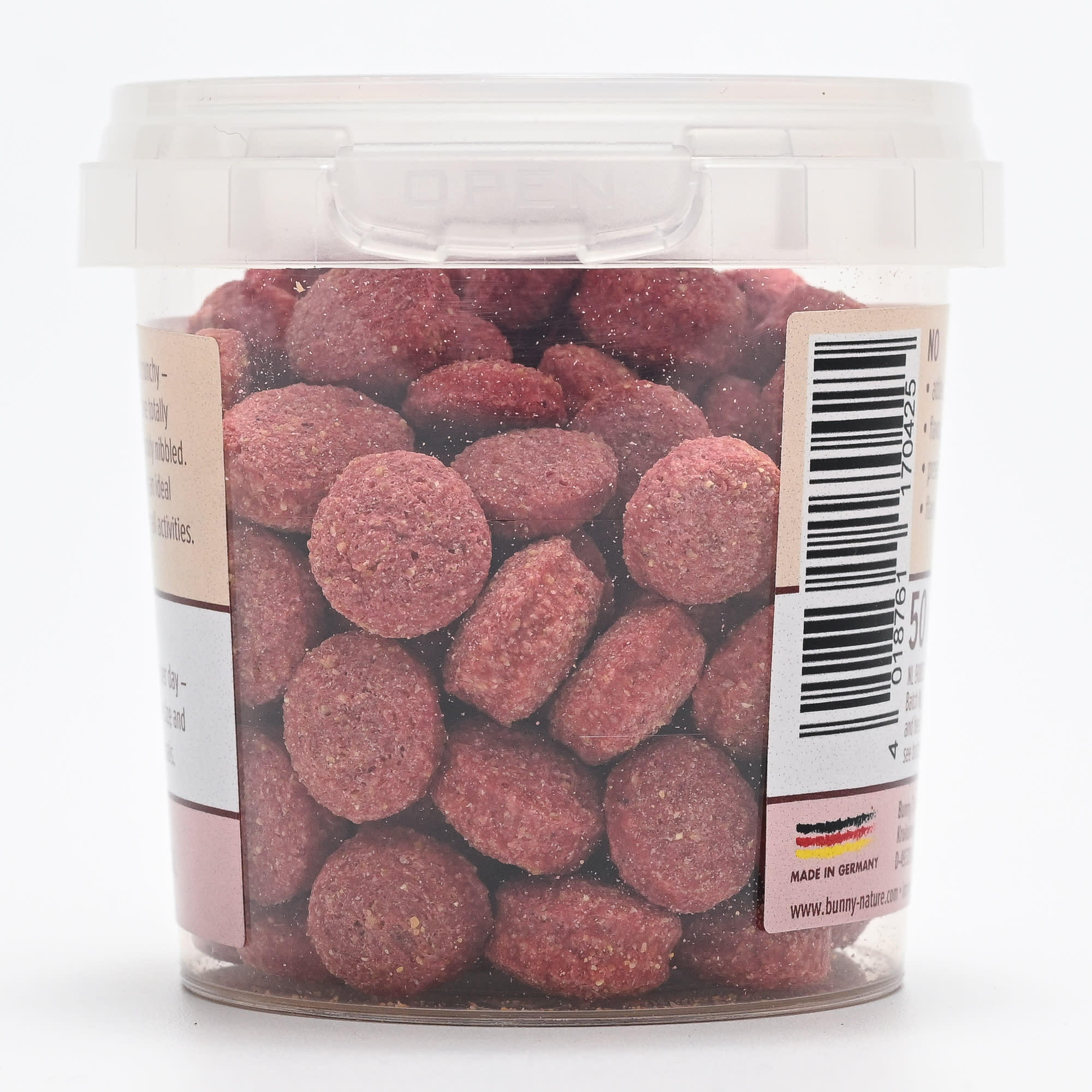 Bunny Nature Crispy Snack Craker Beetroot Supplementary Dry Rabbit & Rodent Food, 1.8 oz.