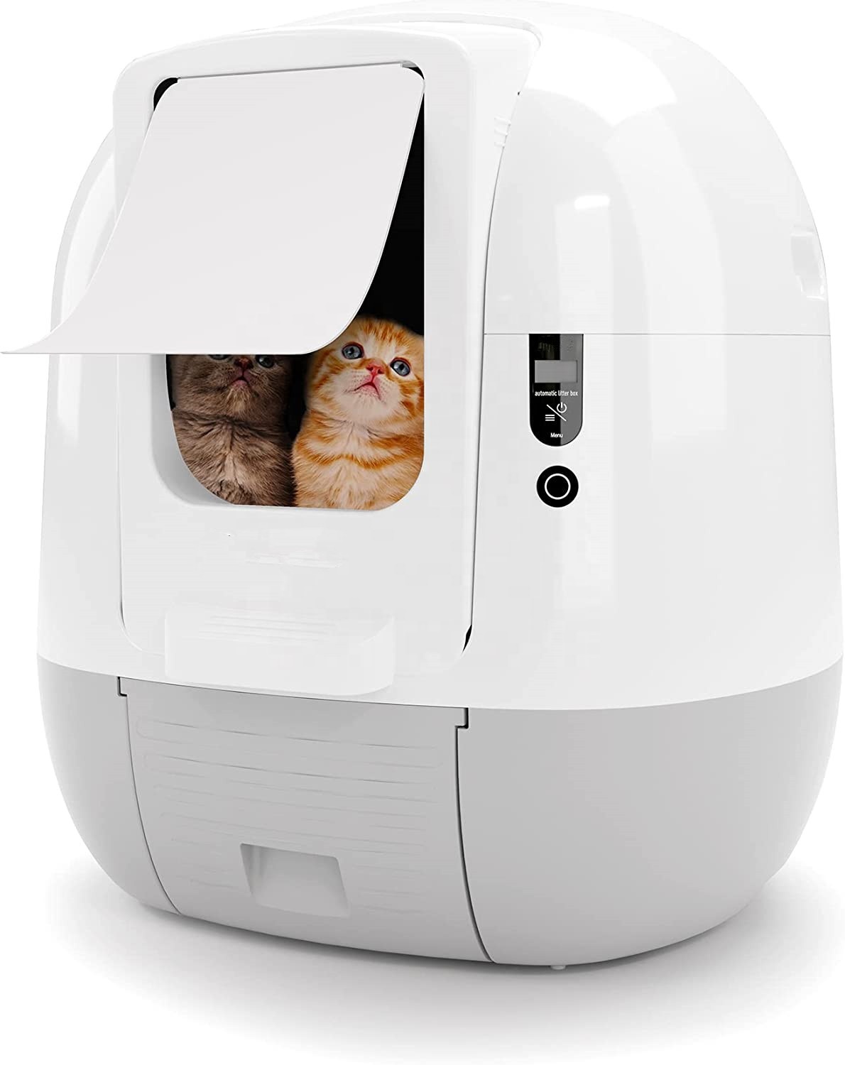 Wholesale APP control Smart Self Cleaning Cat Litter Box Automatic Fully Enclosed Cat Toilet with Anti-Pinch Sensor