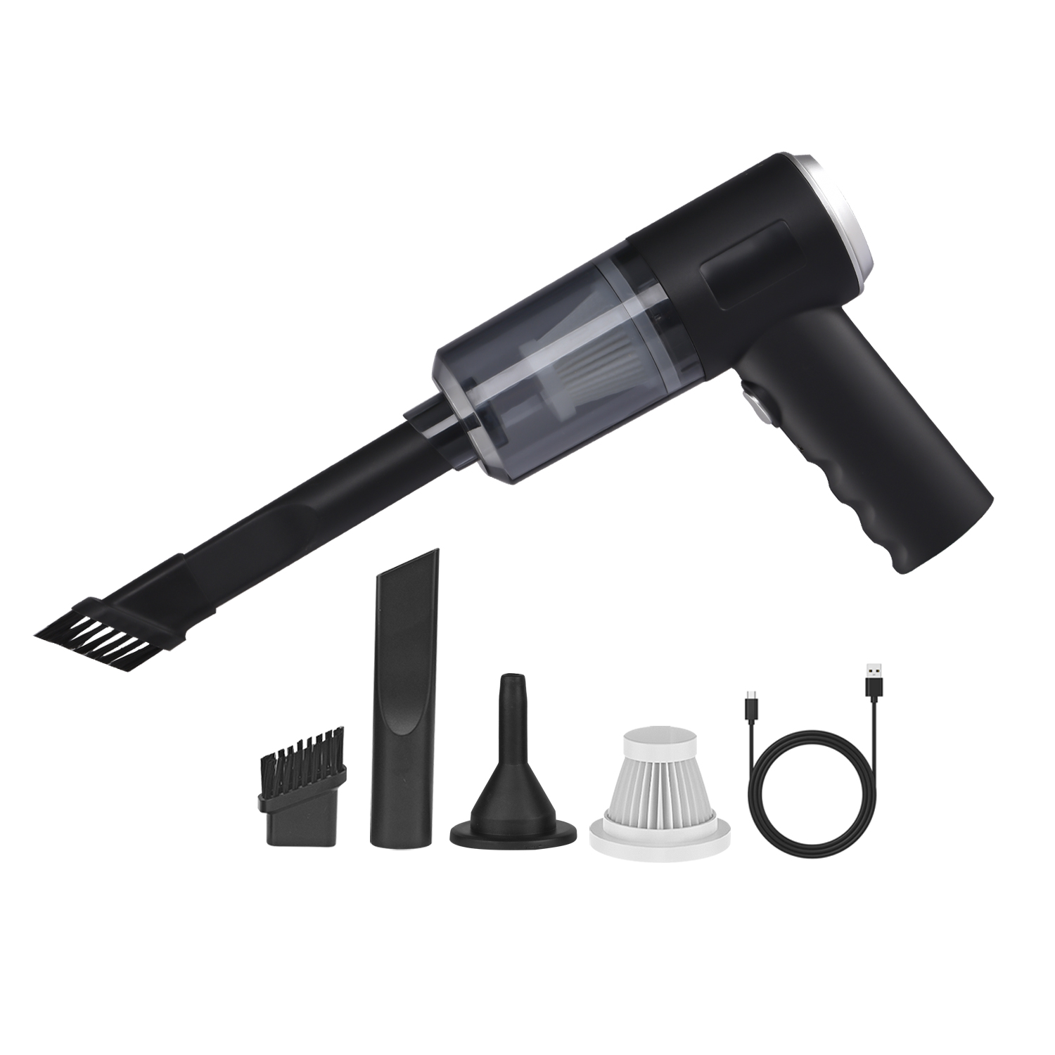 Compact Handheld Auto Vac for Easy Cleaning of Cars & Vehicles