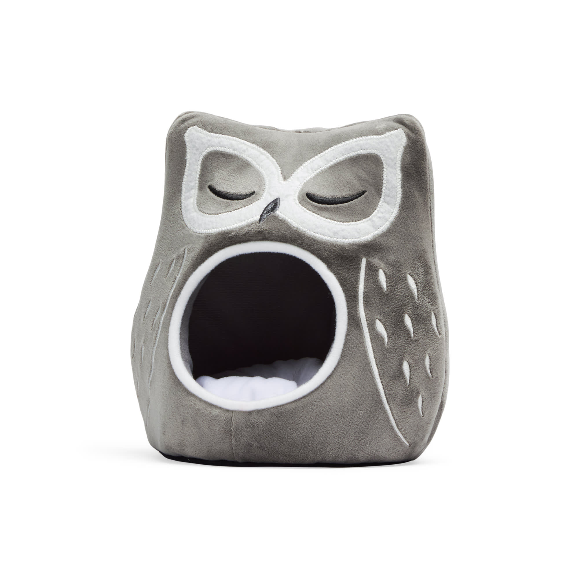 EveryYay Owl Bed for Small Animals, 7" L X 6.5" W X 9" H
