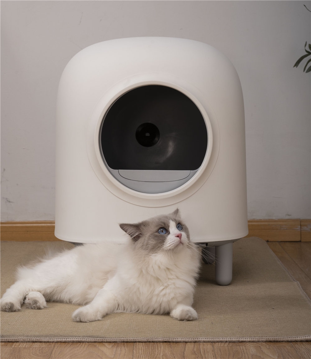2023 new style hot selling petree WIFI App Control 2-G second generation Automatic Intelligent Cat Litter Box Cat Toilet