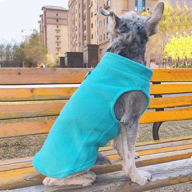 Warm Fleece Dogs Clothes Pet Dog Jacket Vest With D-Ring For Small Dog Cats Clothing French Bulldog Costumes Chihuahua CoatXJ241125