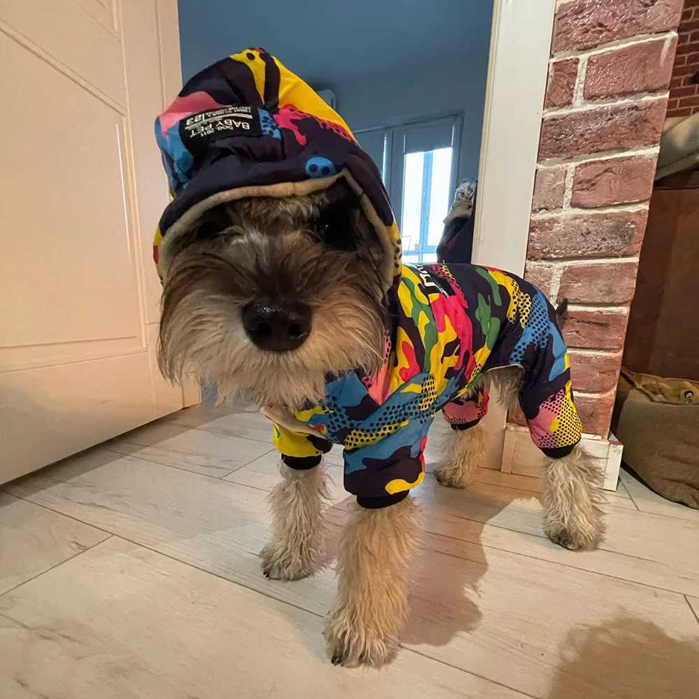 Pet Dog Clothes Winter Warm Dog Windproof Coat Thicken Pet Clothing For Dogs Cats Costume Jumpsuit Hoodies Jacket Pet SuppliesXJ241125