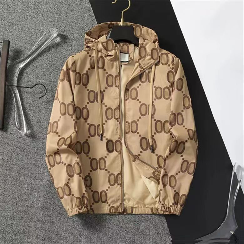 Mens Jacket Coat Hoodie Spring Autumn Style Man Coats Designer Windbreaker Long Sleeves Outwears Jackets Outfit Streetwears Tops Asian Size M-3XL