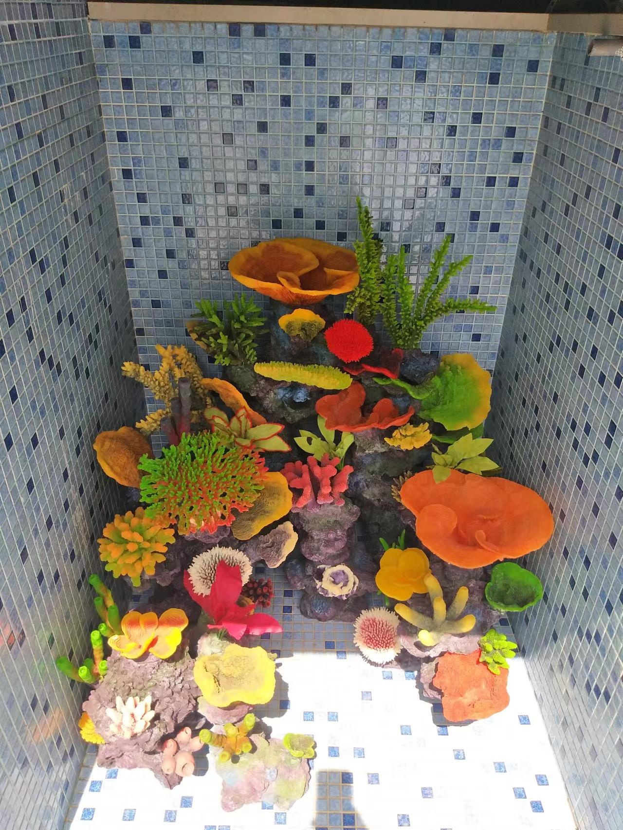 Swimming Pool Landscaping Coral Customized Coral Landscaping Rockery Shell Fish Tank Decoration Aquarium Decoration