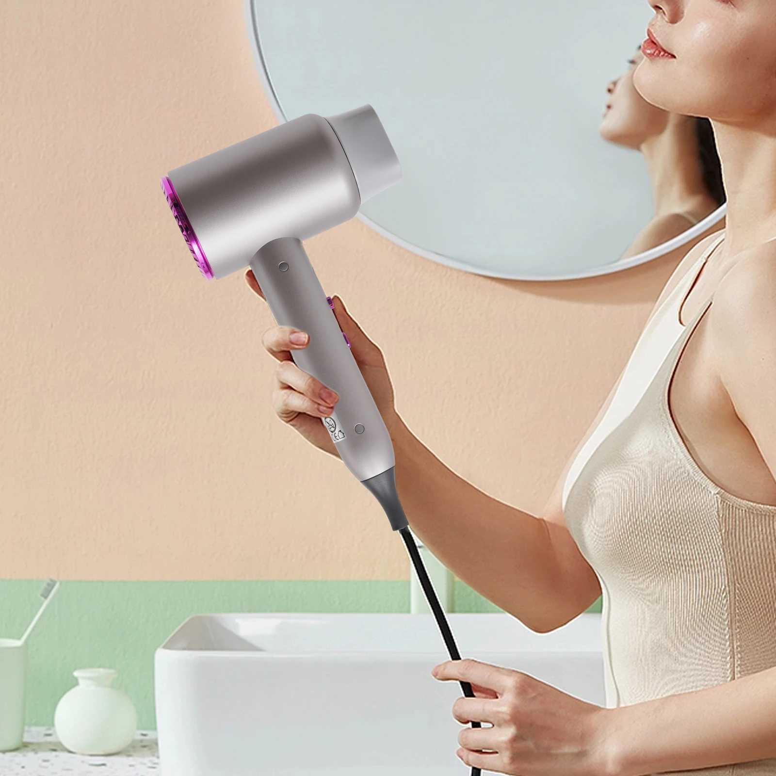 High power negative ion hot and cold air blower for household use electric hair dryer fast drying hair negative can technology with 3 gears W241125