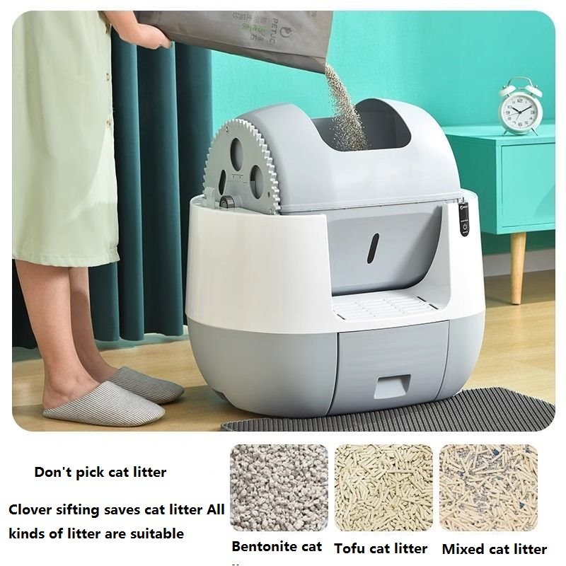 Anti-splash shovel Factory Direct High Quality automatic cat litter Standard style boxcat litter box Automatic litter box