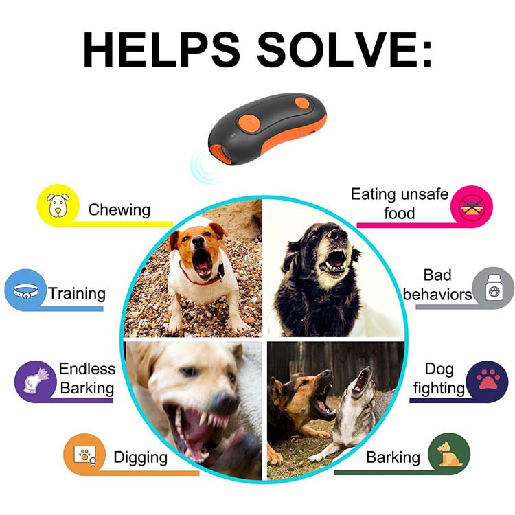 Barking Deterrents Dog Security Device System Handheld Ultrasonic Anti Bark Control Automatic Barking Stopper