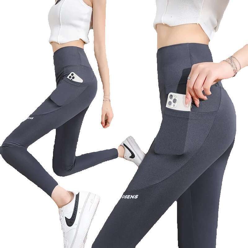Seamless With Pocket Women Soft Workout Tights Fiess Outfits Yoga Pants High Waist Gym Wear Spandex Leggings