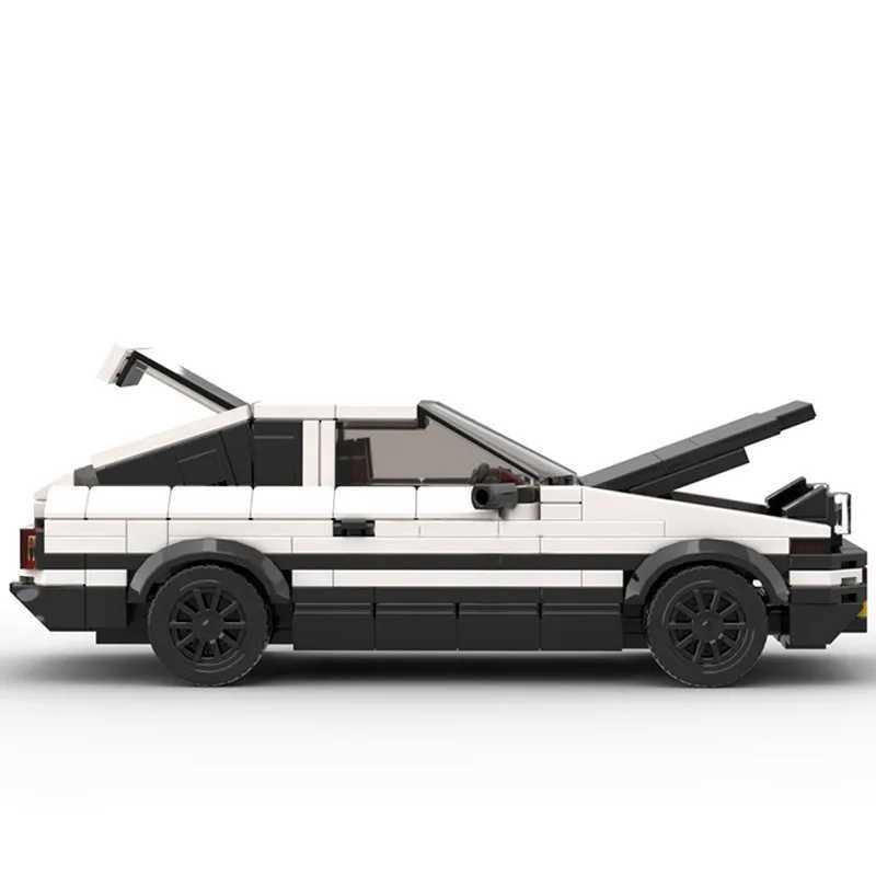 401 pieces of Moc Movie original D car Toyota Akio AE86 car model building block creative assembly building block toys children DIY Christmas gifts M2