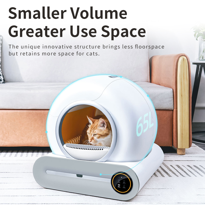 Automatic Cat Litter Box and Accessories Smart App Control Self Cleaning Litter Boxes Cat Sandbox Electronic Pet Toilet