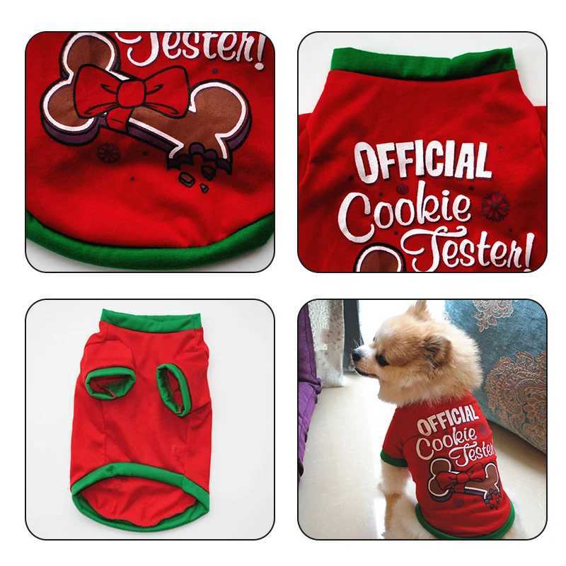 Christmas Dog Clothes New Year Pets Dogs Clothing For Small Medium Dogs Costume Chihuahua Pet Shirt Warm Dog Clothing YorkshireXJ241125