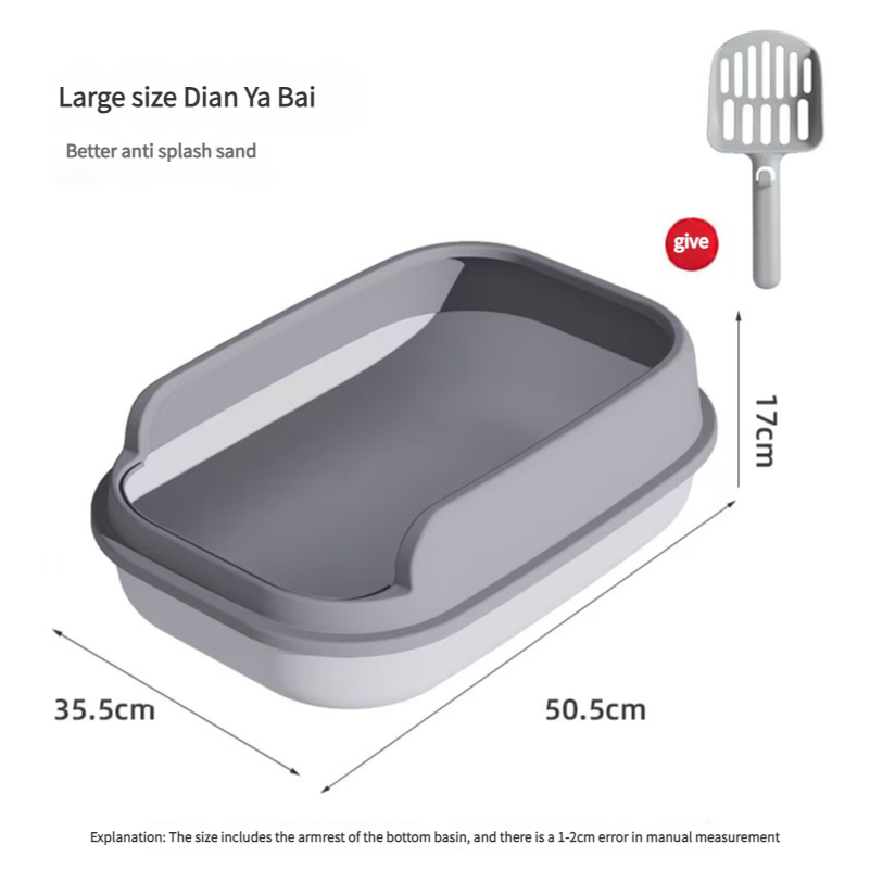 Hot Sale High Quality New Style Litter Box Toilet Waste Box Groom Pet Supplies Cute Sand Basin