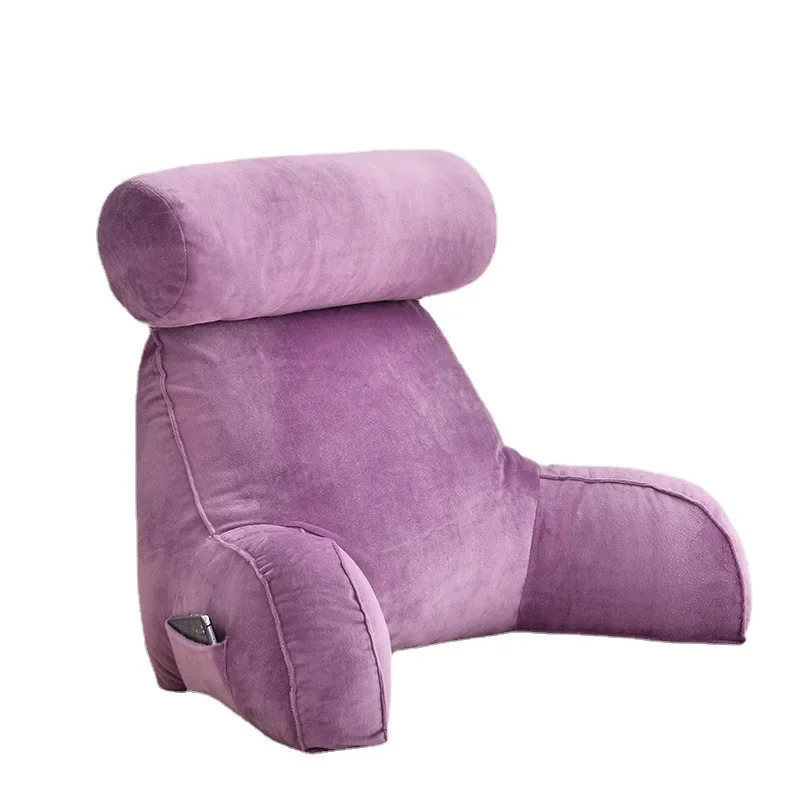 Ultra Soft Memory Foam Reading Pillow Office Sofa Bedside Back Cushion Bed Lumbar Support Cushions Backrest Backs Rest 241125