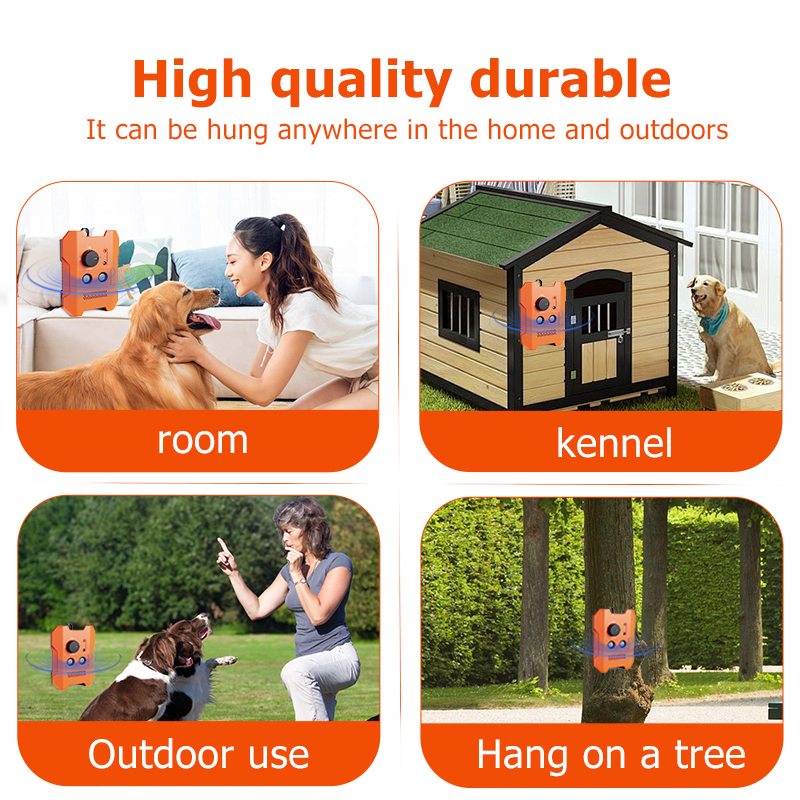 Hot Selling 2024 New Intelligent Ultrasonic Digital Dog Barking Control Devices Bark Dog Anti Barking Device for Dogs