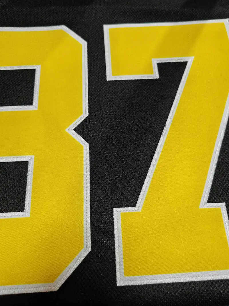 Retro #66 Men's Classic Embroidered Breathable Pullover Sweatshirt - Pittsburgh Ice Hockey Jersey for Parties & Sports