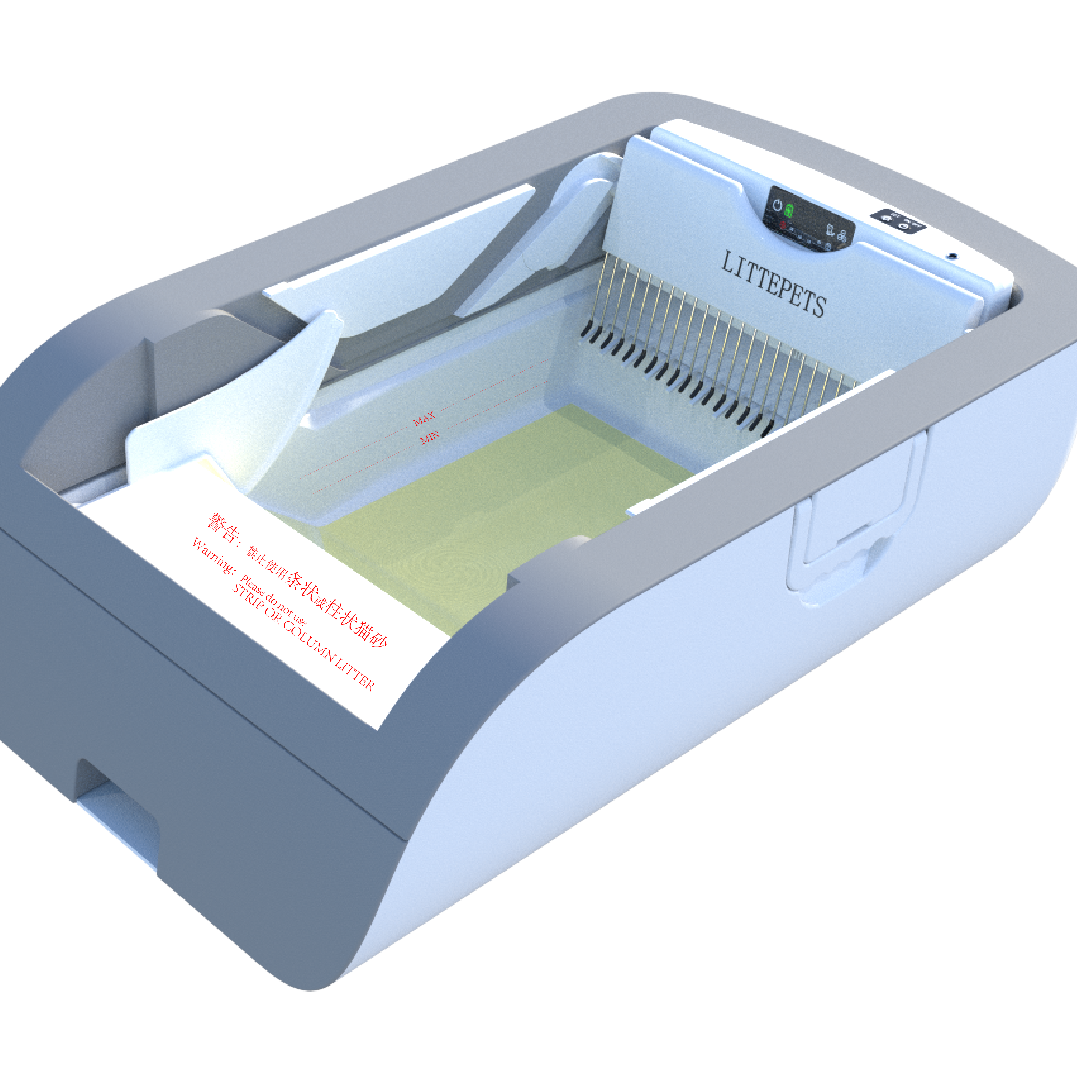 Automatic Basin With Intelligent Self-Cleaning Functionality Cat Litter Boxx