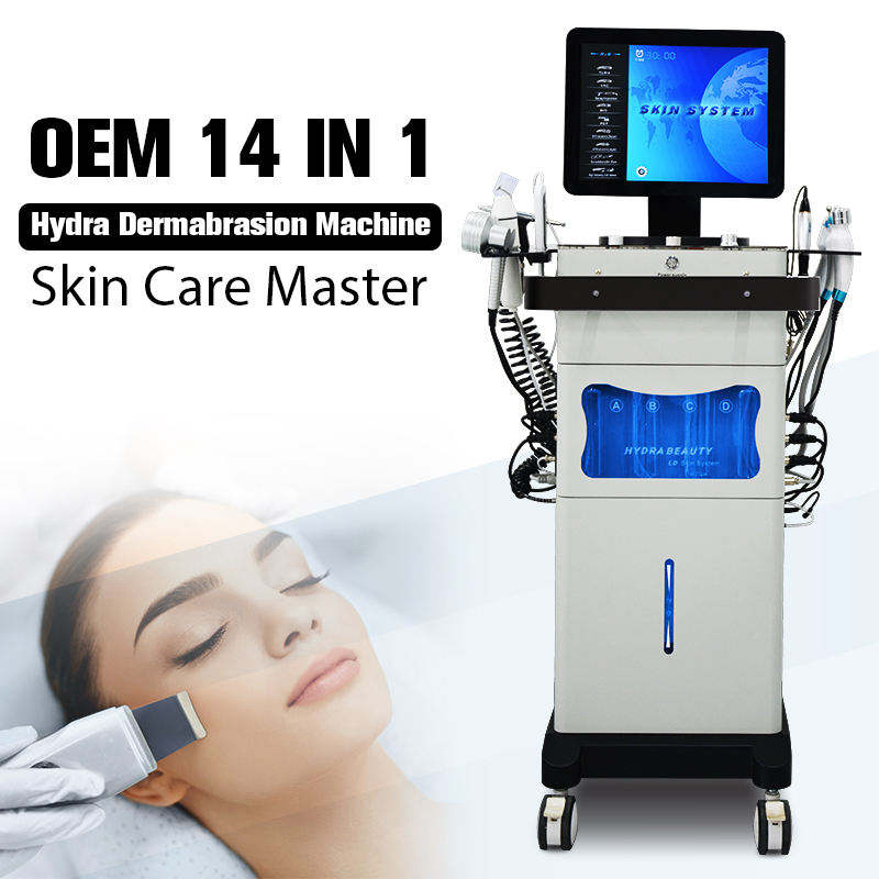 14 IN 1 Beauty Dermabrasion Beautybrasion Beauty Device Microdermabrasion Oxygen Skin Care Deep Cleansing Beauty Dermabrasion Machine