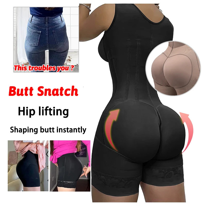 Slimming Girdle Faja Sculpting Shaper High Compression Corset Original Colombian Hourglass Shapewear Post Lipo Surgery Sheath 241112