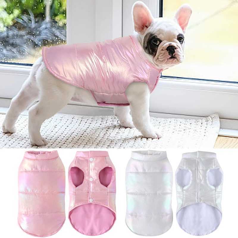 Pink Small Dog Cat Clothes Vest Winter Waterproof Pet Clothing Jacket Warm Puppy Coat Dog Outfit For Small Dogs Cats ChihuahuaXJ241125