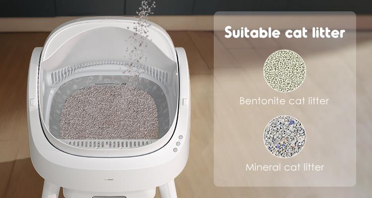 PETPIVOT Automatic cat litter box self cleaning Suitable for bentonite mineral cat litter