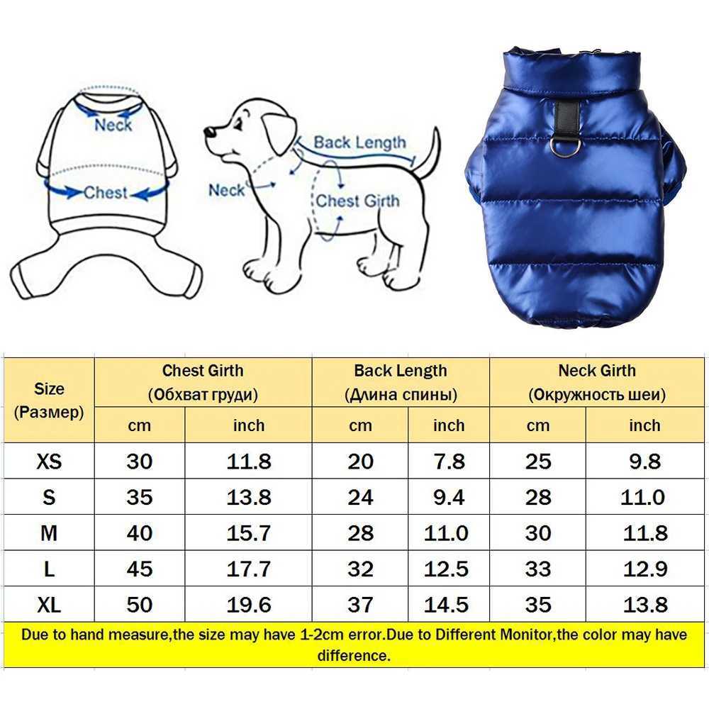 Bright PU Leather Dog Clothes for Small Dogs Puppy Jacket Waterproof Dog Coat Winter Warm Pet Costume Chihuahua Shih Tzu OutfitsXJ241125