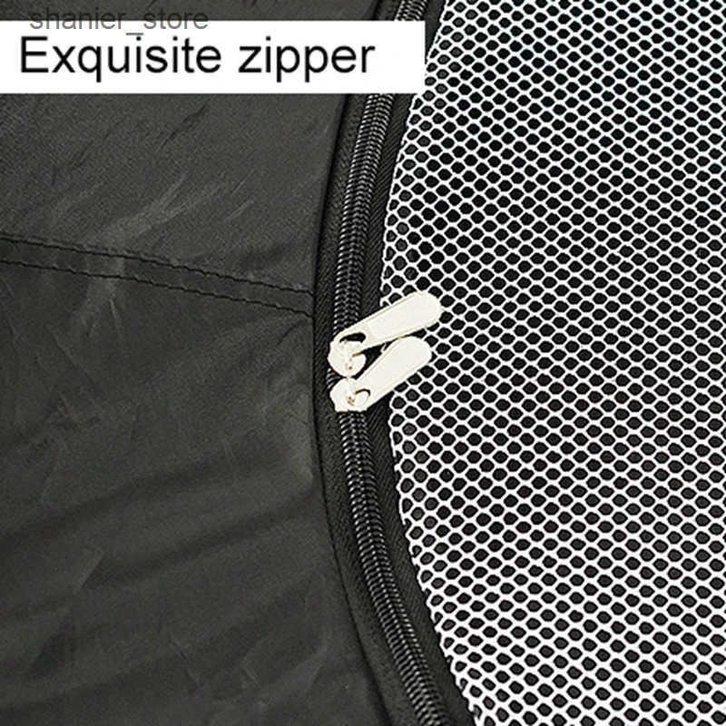 Cat Interactive Electronic Toys Cat Tunnel Cage House 2-in-1 Interactive Folding Outdoor Game Tent and Tunnel Rabbit Kitten Rabbit Hamster Ferret Blac