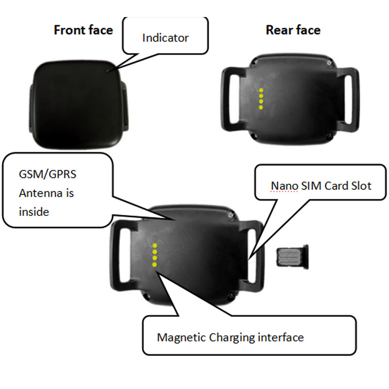 Xexun Free GPS management App Platform High precision Pet Gps Tracker GPS Tracking Device for Dog Cat Pet