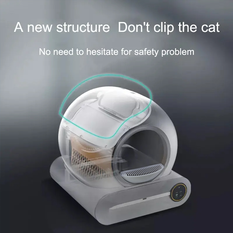 Smart Quick Self Cleaning Big Cat Toilet Automatic APP Remote Control Auto Cat Litter Box